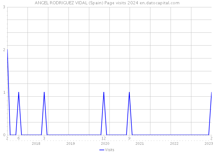 ANGEL RODRIGUEZ VIDAL (Spain) Page visits 2024 