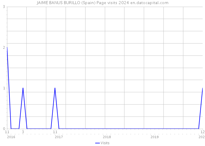 JAIME BANUS BURILLO (Spain) Page visits 2024 