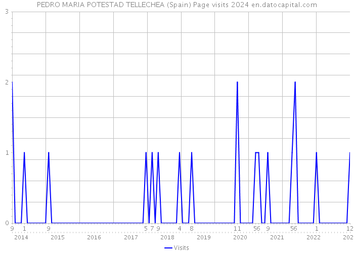 PEDRO MARIA POTESTAD TELLECHEA (Spain) Page visits 2024 