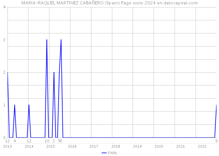 MARIA-RAQUEL MARTINEZ CABAÑERO (Spain) Page visits 2024 