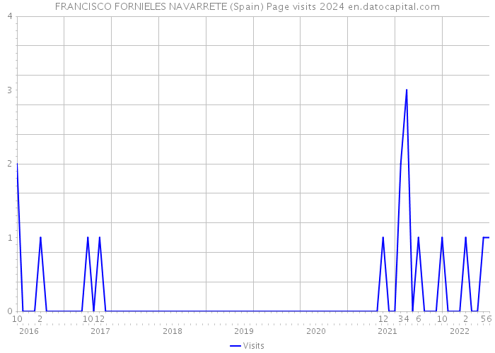 FRANCISCO FORNIELES NAVARRETE (Spain) Page visits 2024 