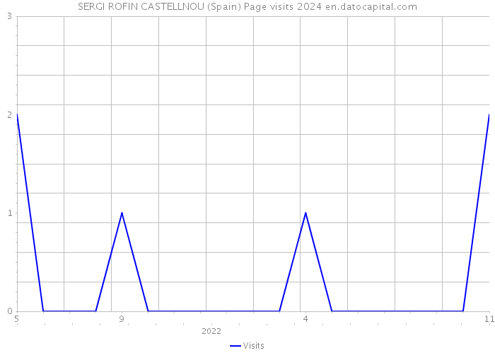 SERGI ROFIN CASTELLNOU (Spain) Page visits 2024 
