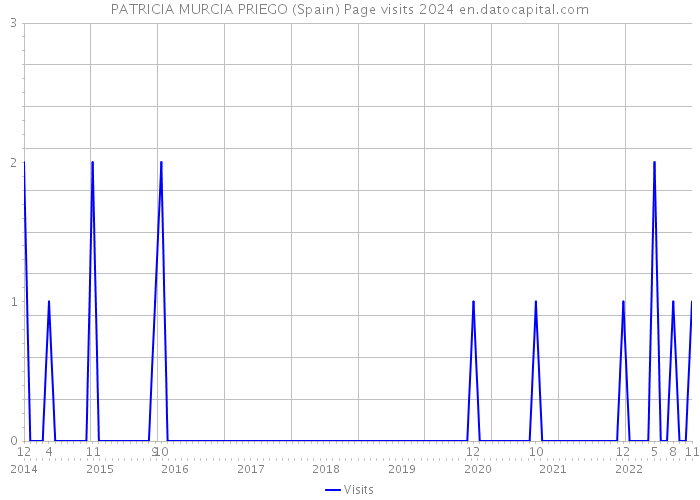 PATRICIA MURCIA PRIEGO (Spain) Page visits 2024 