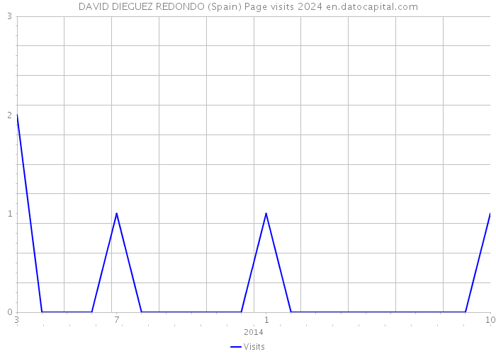 DAVID DIEGUEZ REDONDO (Spain) Page visits 2024 