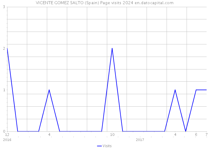 VICENTE GOMEZ SALTO (Spain) Page visits 2024 