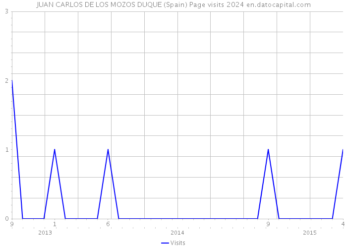 JUAN CARLOS DE LOS MOZOS DUQUE (Spain) Page visits 2024 