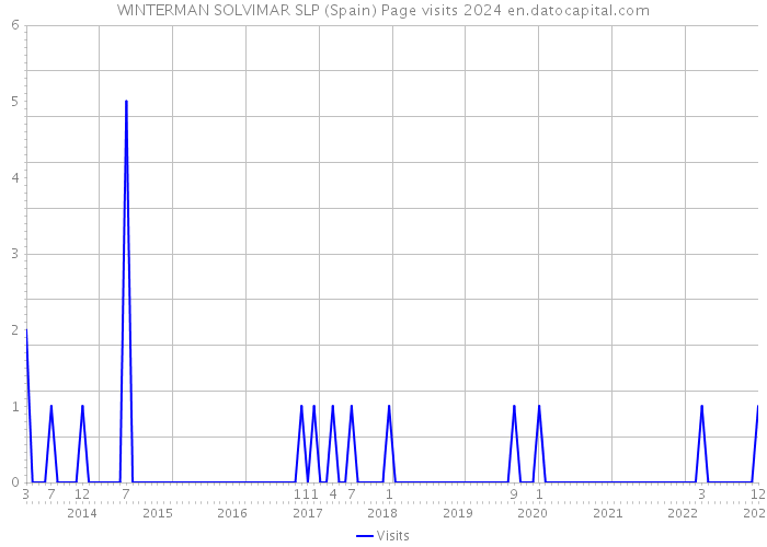 WINTERMAN SOLVIMAR SLP (Spain) Page visits 2024 