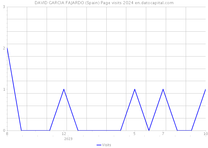 DAVID GARCIA FAJARDO (Spain) Page visits 2024 