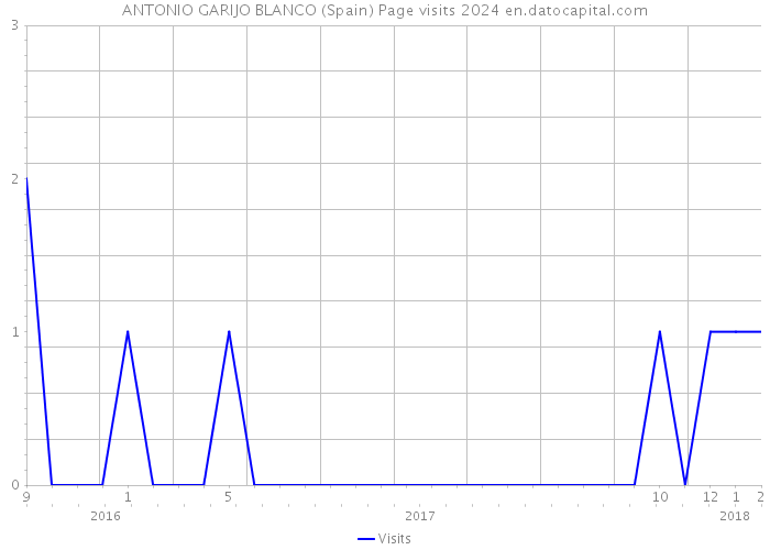ANTONIO GARIJO BLANCO (Spain) Page visits 2024 