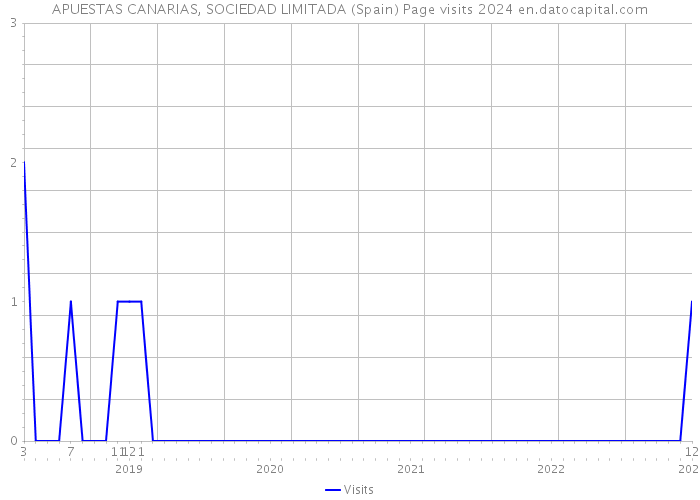 APUESTAS CANARIAS, SOCIEDAD LIMITADA (Spain) Page visits 2024 