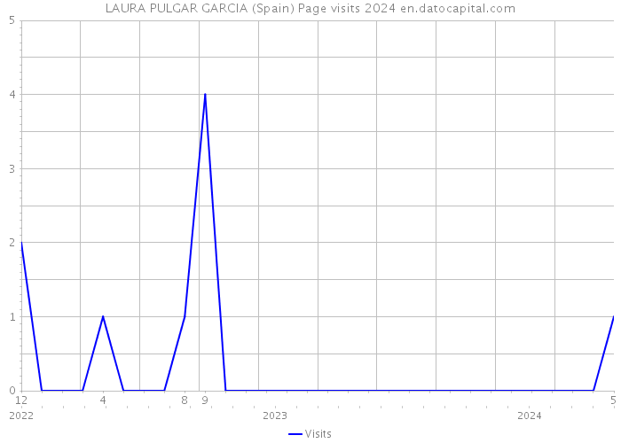 LAURA PULGAR GARCIA (Spain) Page visits 2024 