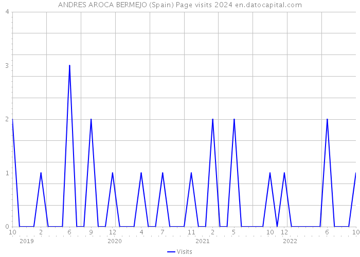 ANDRES AROCA BERMEJO (Spain) Page visits 2024 