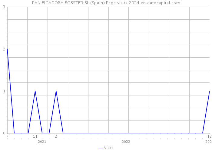 PANIFICADORA BOBSTER SL (Spain) Page visits 2024 