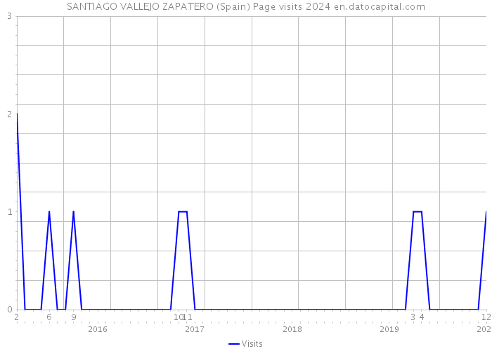 SANTIAGO VALLEJO ZAPATERO (Spain) Page visits 2024 