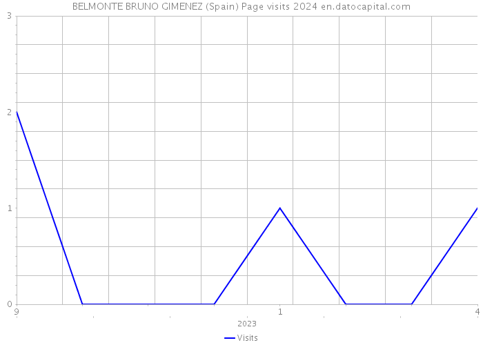 BELMONTE BRUNO GIMENEZ (Spain) Page visits 2024 