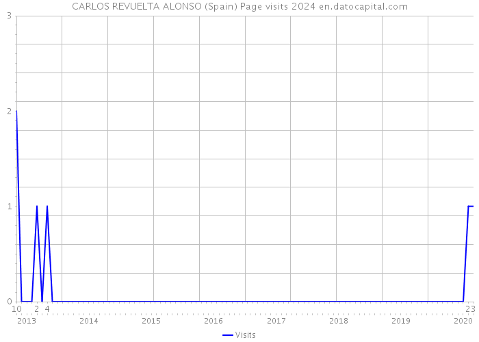 CARLOS REVUELTA ALONSO (Spain) Page visits 2024 