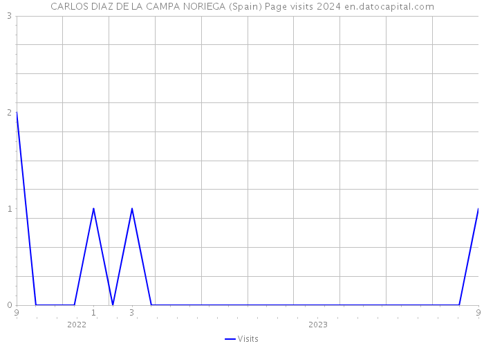 CARLOS DIAZ DE LA CAMPA NORIEGA (Spain) Page visits 2024 