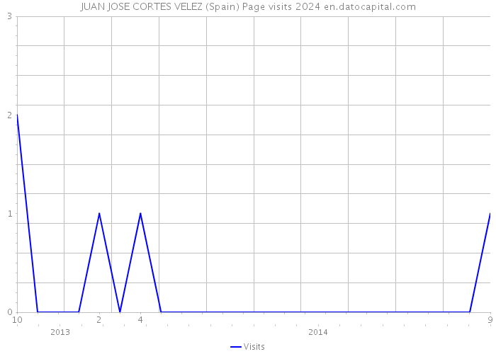 JUAN JOSE CORTES VELEZ (Spain) Page visits 2024 