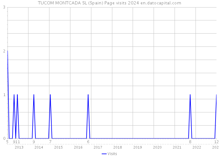 TUCOM MONTCADA SL (Spain) Page visits 2024 