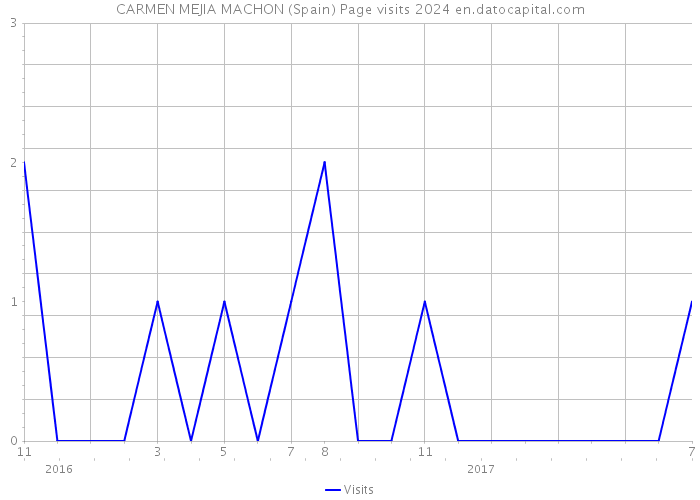 CARMEN MEJIA MACHON (Spain) Page visits 2024 
