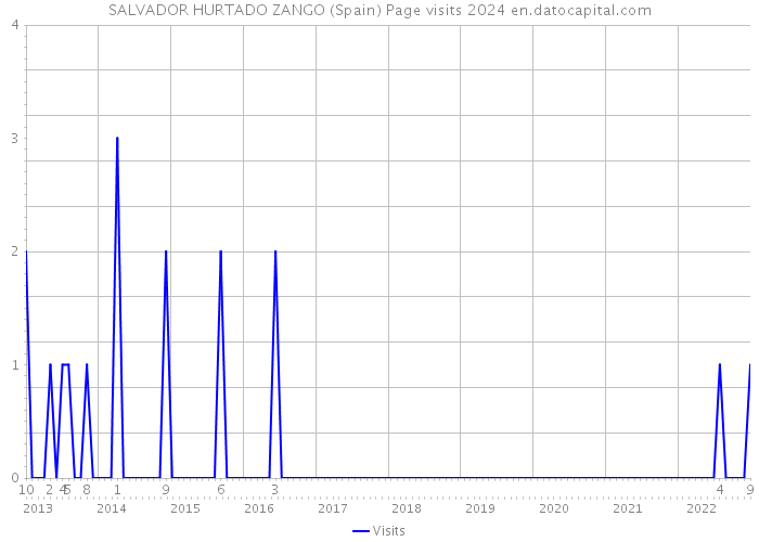 SALVADOR HURTADO ZANGO (Spain) Page visits 2024 