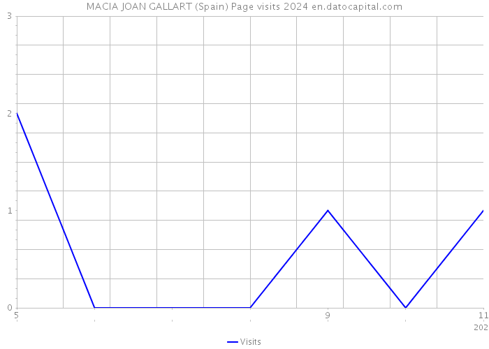 MACIA JOAN GALLART (Spain) Page visits 2024 