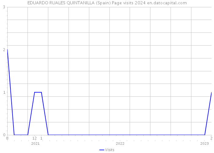 EDUARDO RUALES QUINTANILLA (Spain) Page visits 2024 