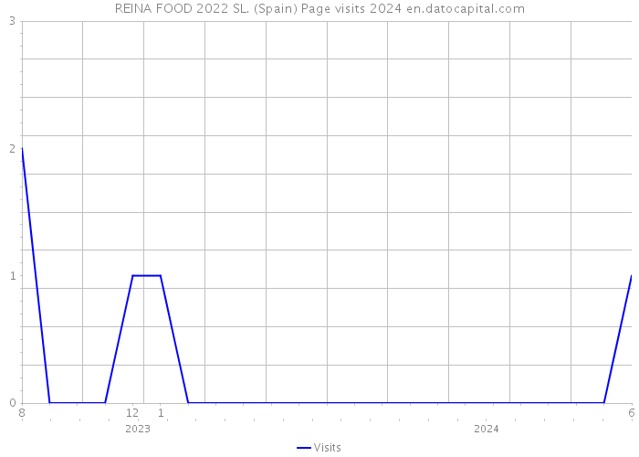 REINA FOOD 2022 SL. (Spain) Page visits 2024 