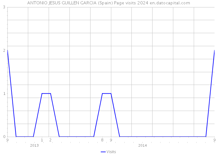 ANTONIO JESUS GUILLEN GARCIA (Spain) Page visits 2024 
