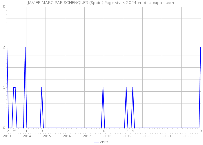 JAVIER MARCIPAR SCHENQUER (Spain) Page visits 2024 