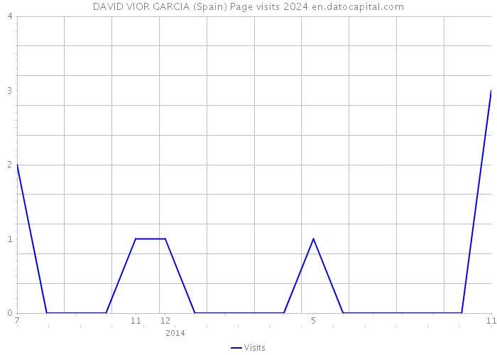 DAVID VIOR GARCIA (Spain) Page visits 2024 