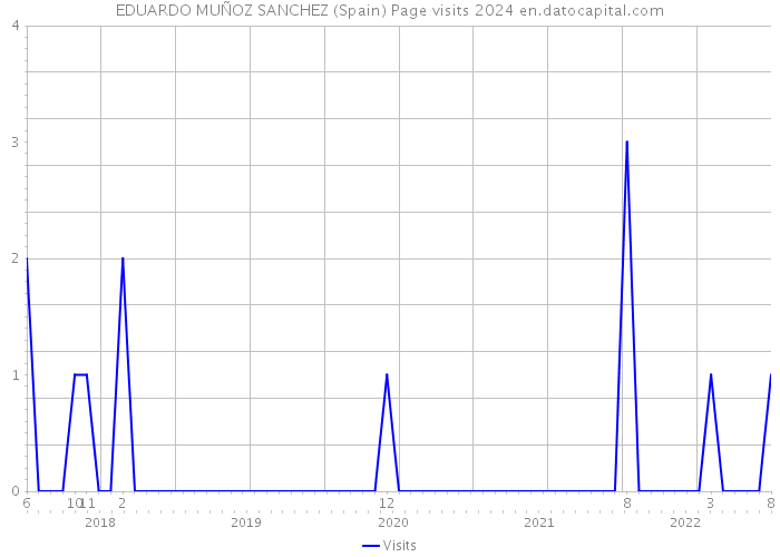 EDUARDO MUÑOZ SANCHEZ (Spain) Page visits 2024 