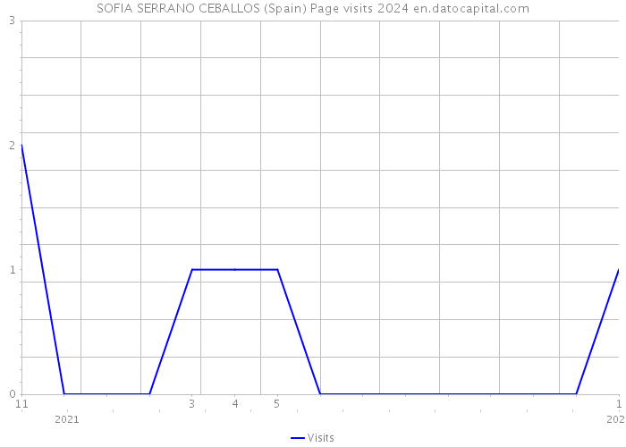 SOFIA SERRANO CEBALLOS (Spain) Page visits 2024 