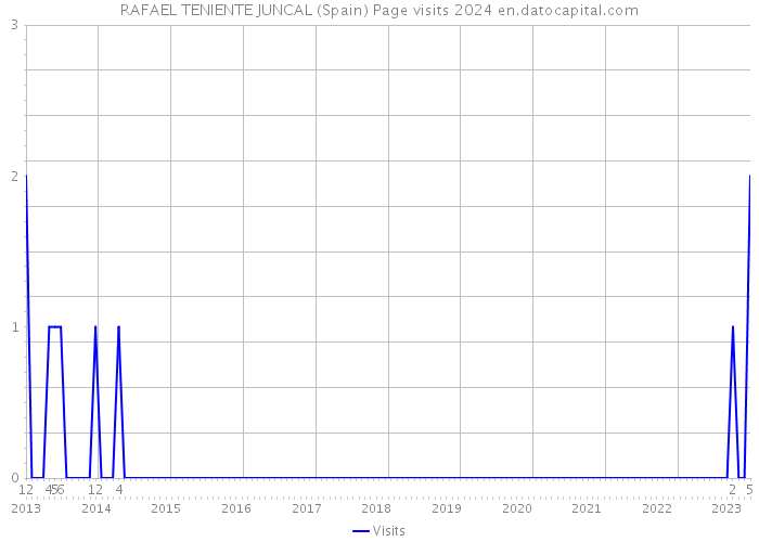 RAFAEL TENIENTE JUNCAL (Spain) Page visits 2024 