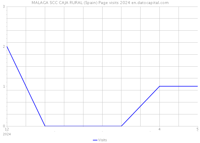 MALAGA SCC CAJA RURAL (Spain) Page visits 2024 