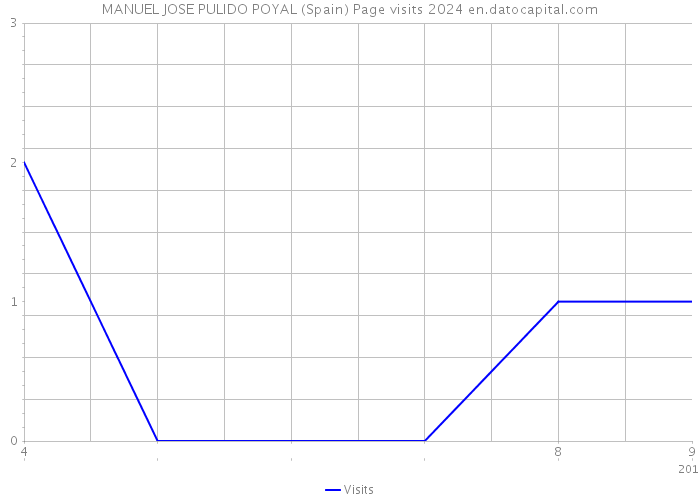 MANUEL JOSE PULIDO POYAL (Spain) Page visits 2024 