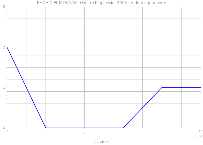 RACHID EL MOKADMI (Spain) Page visits 2024 
