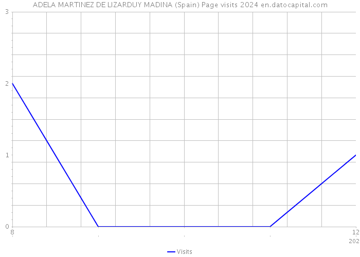 ADELA MARTINEZ DE LIZARDUY MADINA (Spain) Page visits 2024 