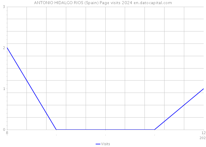 ANTONIO HIDALGO RIOS (Spain) Page visits 2024 