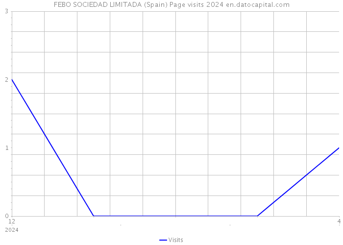 FEBO SOCIEDAD LIMITADA (Spain) Page visits 2024 