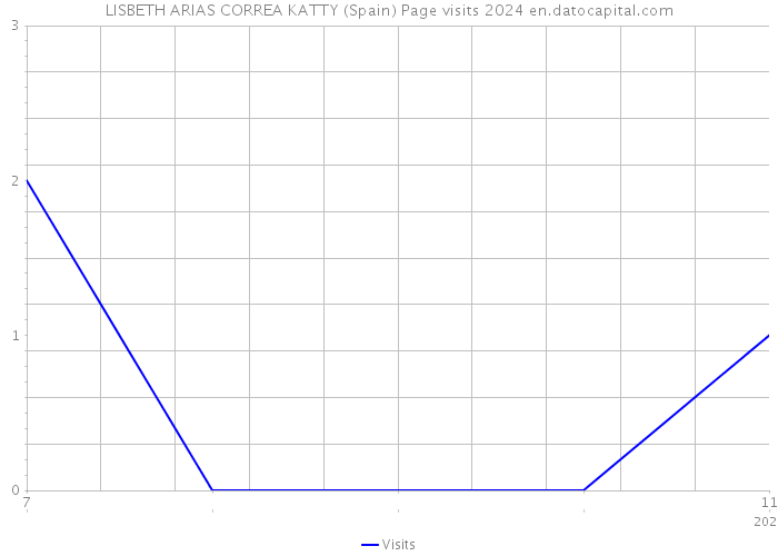 LISBETH ARIAS CORREA KATTY (Spain) Page visits 2024 