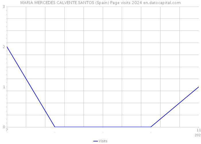 MARIA MERCEDES CALVENTE SANTOS (Spain) Page visits 2024 