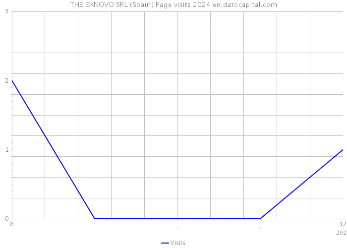 THE EXNOVO SRL (Spain) Page visits 2024 