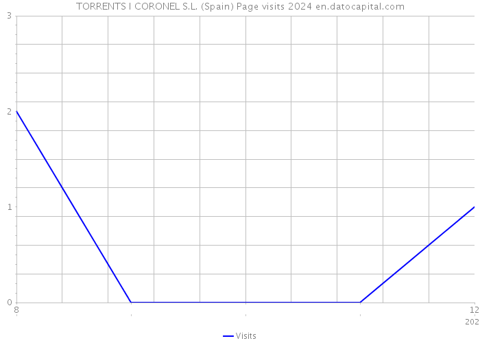 TORRENTS I CORONEL S.L. (Spain) Page visits 2024 