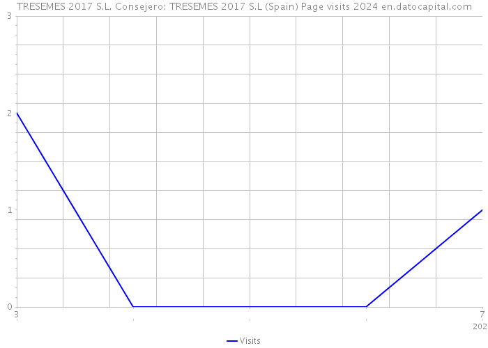 TRESEMES 2017 S.L. Consejero: TRESEMES 2017 S.L (Spain) Page visits 2024 