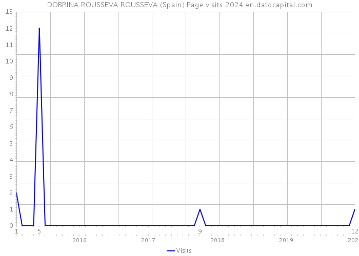 DOBRINA ROUSSEVA ROUSSEVA (Spain) Page visits 2024 