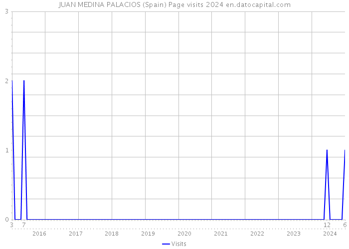 JUAN MEDINA PALACIOS (Spain) Page visits 2024 