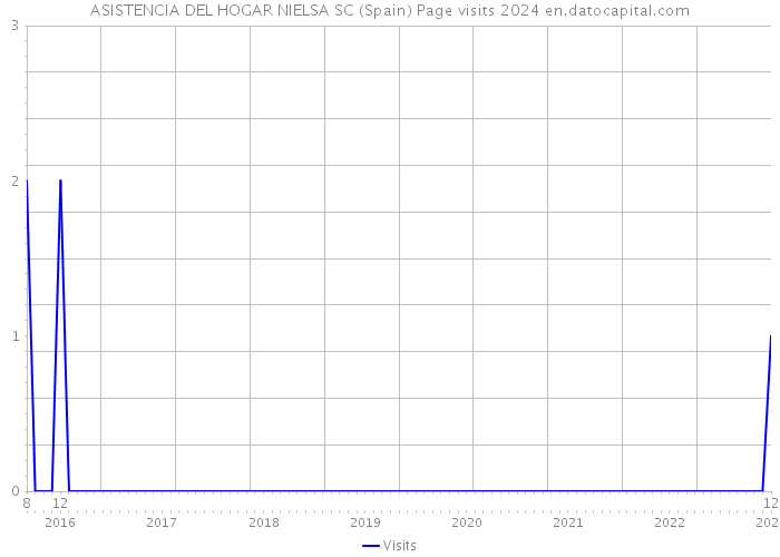 ASISTENCIA DEL HOGAR NIELSA SC (Spain) Page visits 2024 