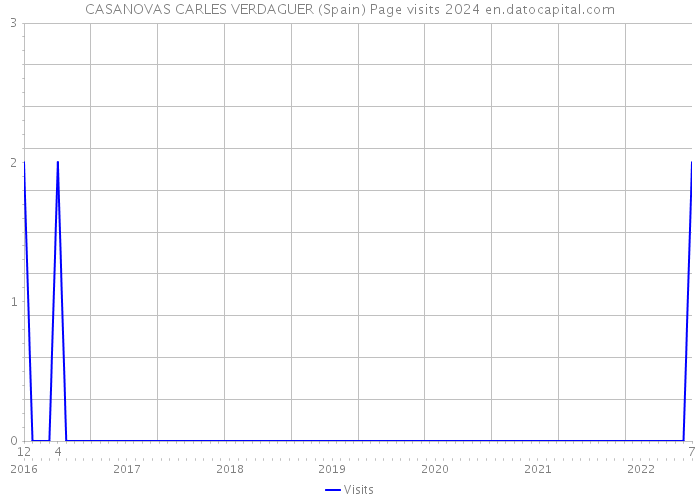 CASANOVAS CARLES VERDAGUER (Spain) Page visits 2024 