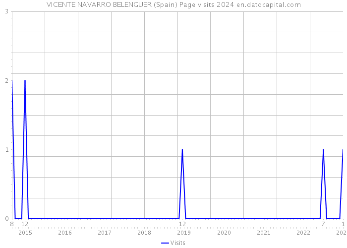 VICENTE NAVARRO BELENGUER (Spain) Page visits 2024 
